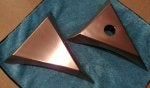 Triangle Textile Wood Headgear Creative arts